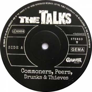 LP The Talks: Commoners, Peers, Drunks & Thieves