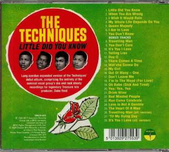 CD The Techniques: Little Did You Know