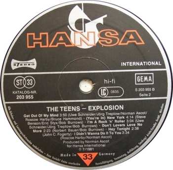 LP The Teens: Explosion