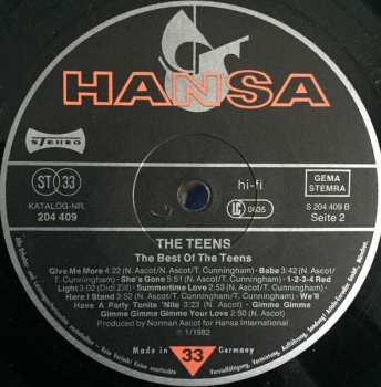 LP The Teens: The Best Of The Teens (5 Years Of Hits)