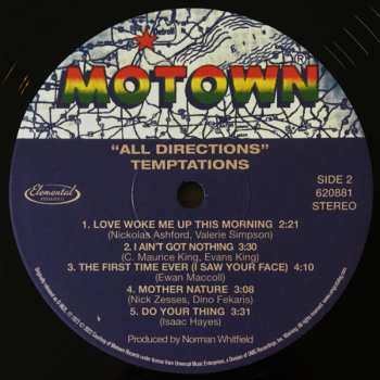 LP The Temptations: All Directions