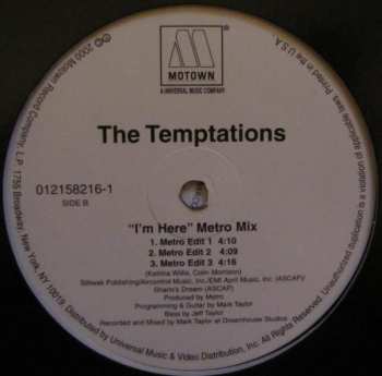 LP The Temptations: I'm Here (Metro Mix)