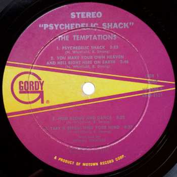 LP The Temptations: Psychedelic Shack