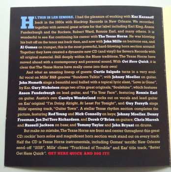 CD The Texas Horns: Get Here Quick