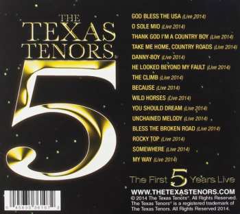 CD The Texas Tenors: The First 5 Years Live