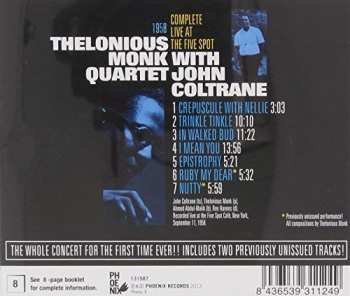 CD John Coltrane: Complete Live At The Five Spot
