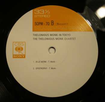 2LP The Thelonious Monk Quartet: Monk In Tokyo