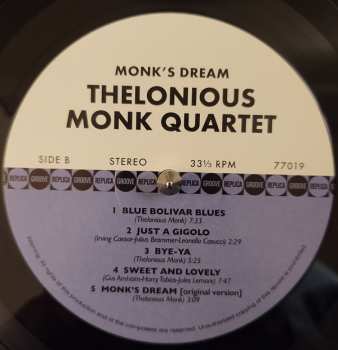 LP/CD The Thelonious Monk Quartet: Monk's Dream