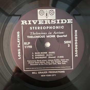 LP The Thelonious Monk Quartet: Thelonious In Action