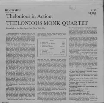 LP The Thelonious Monk Quartet: Thelonious In Action CLR