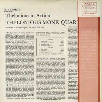 LP The Thelonious Monk Quartet: Thelonious In Action CLR