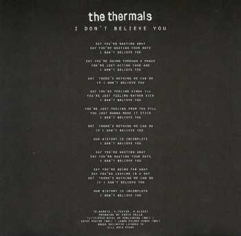 SP The Thermals: I Don't Believe You