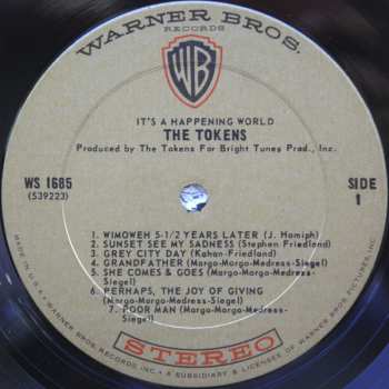 LP The Tokens: It's A Happening World