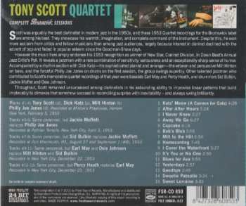 CD The Tony Scott Quartet: Complete Brunswick Sessions, Music After Midnight