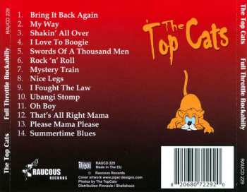 CD The Top Cats: Full Throttle Rockabilly