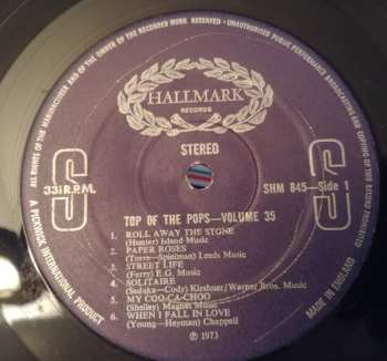 LP The Top Of The Poppers: Top Of The Pops Vol. 35