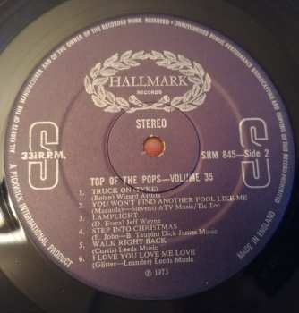 LP The Top Of The Poppers: Top Of The Pops Vol. 35