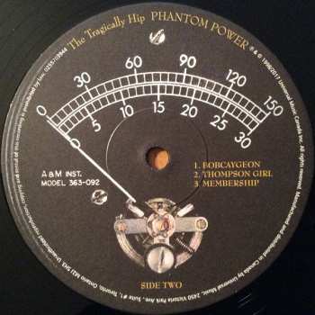 2LP The Tragically Hip: Phantom Power
