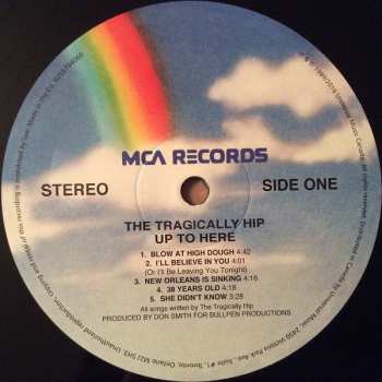 LP The Tragically Hip: Up To Here