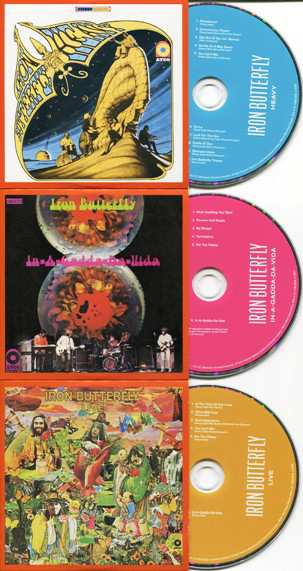 3CD/Dobozkészlet Iron Butterfly: The Triple Album Collection