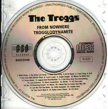 CD The Troggs: From Nowhere / Trogglodynamite
