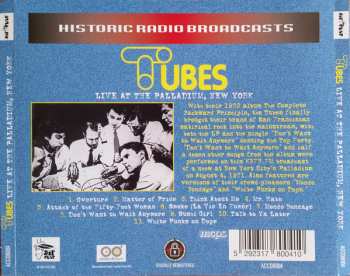 CD The Tubes: Live At The Palladium, New York