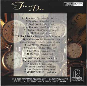 CD Turtle Creek Chorale: The Times of Day