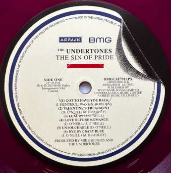 LP The Undertones: The Sin Of Pride CLR