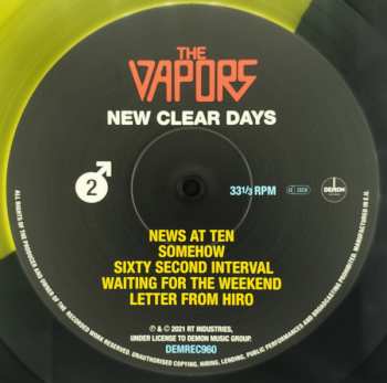 LP The Vapors: New Clear Days CLR