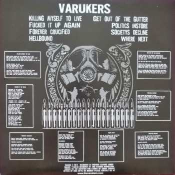 LP The Varukers: Killing Ourselves To Live / Music For Losers CLR