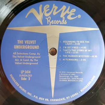5LP/Dobozkészlet The Velvet Underground: The Verve/MGM Albums LTD