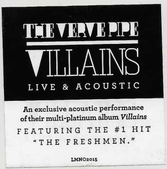 CD The Verve Pipe: Villains Live & Acoustic