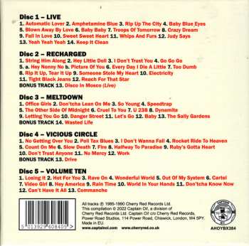 5CD/Dobozkészlet The Vibrators: The Albums 1985-1990