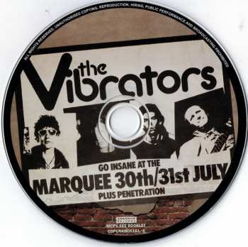 4CD/Dobozkészlet The Vibrators: The Epic Years 1976-1978