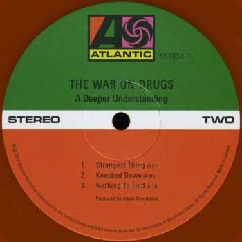 2LP The War On Drugs: A Deeper Understanding CLR