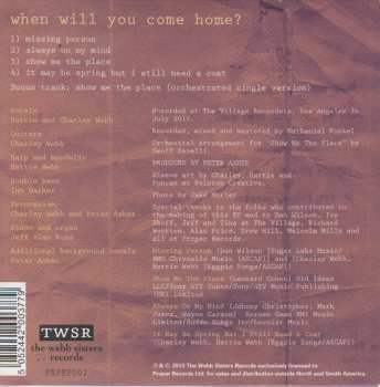CD The Webb Sisters: When Will You Come Home?