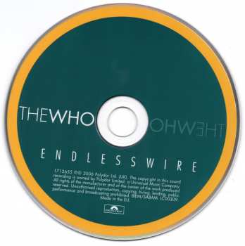 CD The Who: Endless Wire