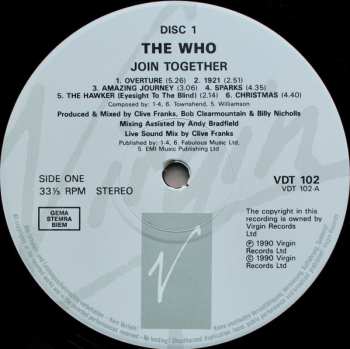 3LP/Dobozkészlet The Who: Join Together