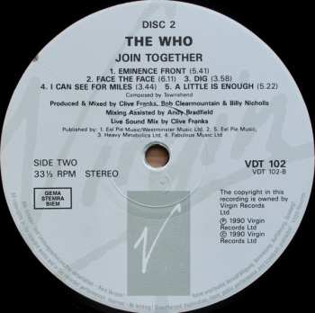 3LP/Dobozkészlet The Who: Join Together