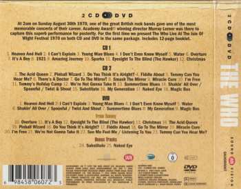 2CD/DVD The Who: Live At The Isle Of Wight Festival 1970