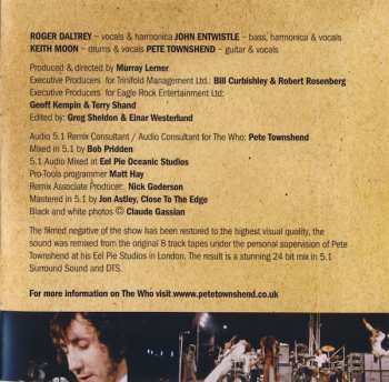 2CD/DVD The Who: Live At The Isle Of Wight Festival 1970