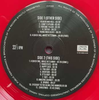 2LP The Who: Live In Amsterdam LTD | NUM | CLR