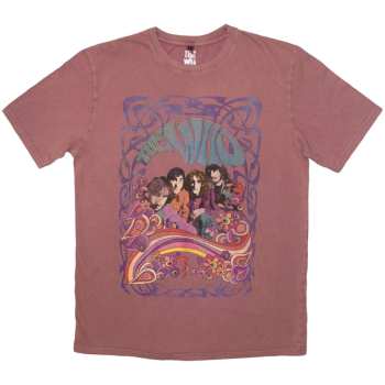Merch The Who: Stone Wash Póló Psych Floral