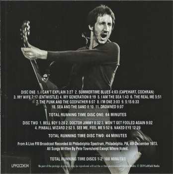 2CD The Who: Philadelphia