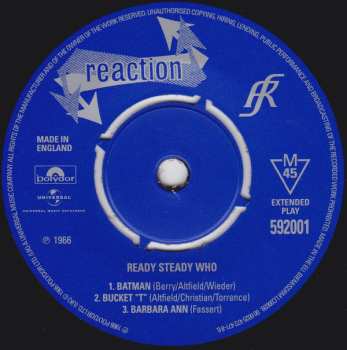 5SP/Dobozkészlet The Who: The Reaction Singles (1966) LTD