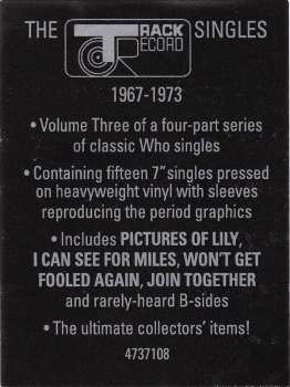 15SP/Dobozkészlet The Who: The Track Singles (1967-1973) LTD