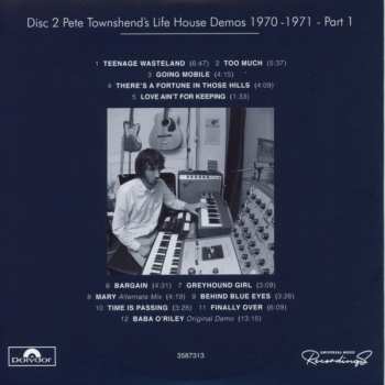 10CD/Dobozkészlet/Blu-ray The Who: Who's Next | Life House DLX | LTD