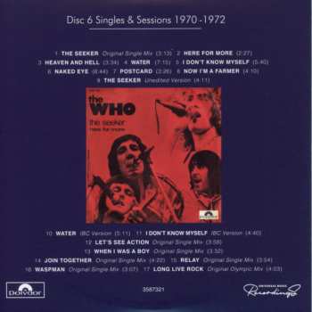 10CD/Dobozkészlet/Blu-ray The Who: Who's Next | Life House DLX | LTD