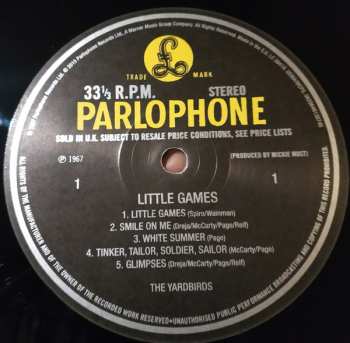 LP The Yardbirds: Little Games