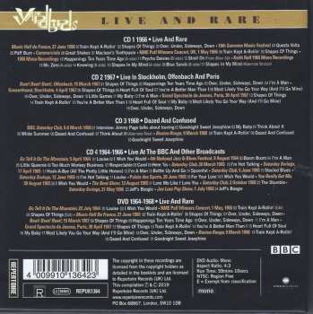 4CD/DVD/Dobozkészlet The Yardbirds: Live And Rare LTD